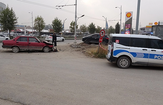 Malatya'da korkutan kaza: 2 Yaralı