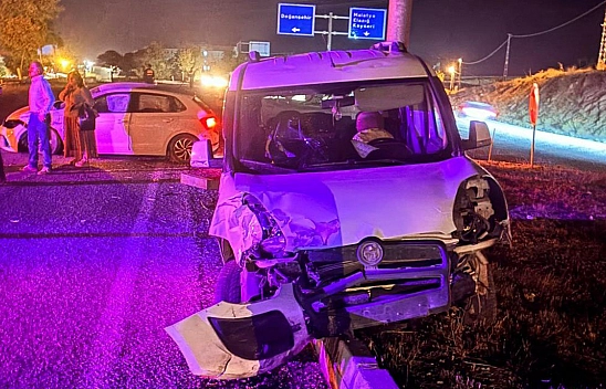 Malatya'da peş peşe meydana gelen kazalarda 3 kişi yaralandı