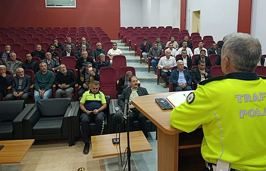 Malatya'da ticari taksi sürücüleri için bilgilendirme toplantısı düzenlendi