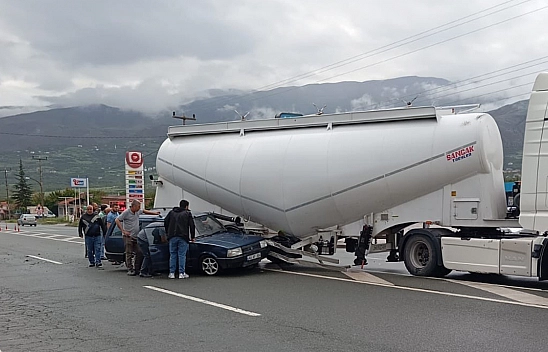 Malatya- Elazığ karayolunda korkutan kaza