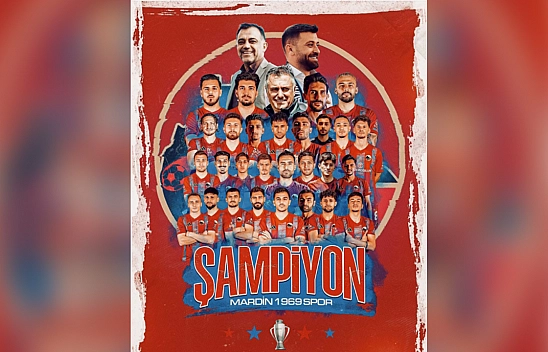Mardin 1969 Spor 'şampiyonluğunu ilan etti'