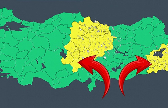 Meteoroloji'den 17 il için kuvvetli kar yağışı uyarısı