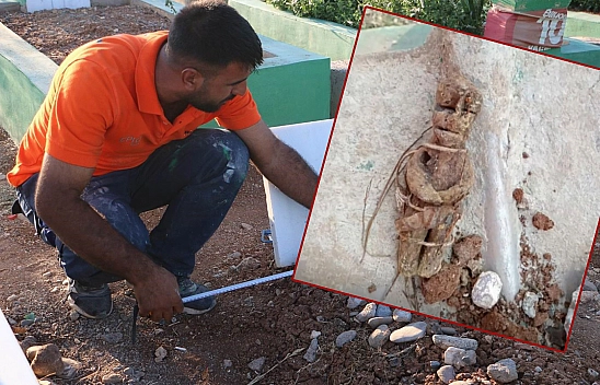 Mezarlıklarda büyü dehşeti!