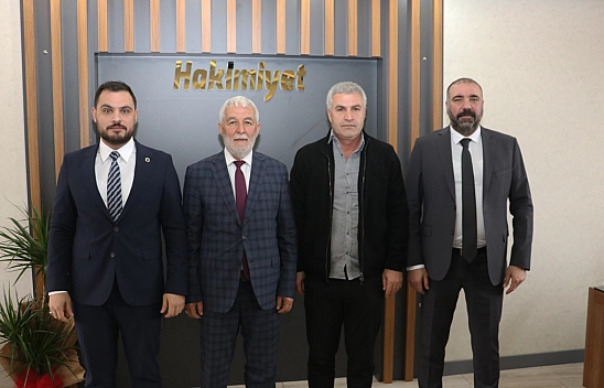 MHP Elazığ Belediye Başkanı Adayı Aygen'den Hakimiyet'e Ziyaret