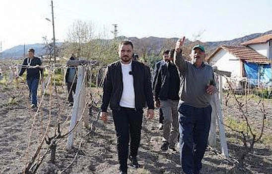 MHP Elazığ İl Başkanı Yunus Bal, üreticilerin taleplerini dinledi