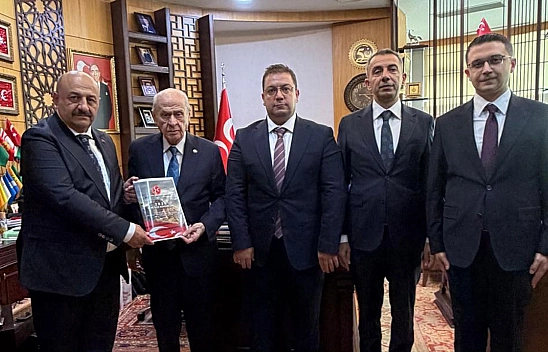 MHP Elazığ Teşkilatı, Bahçeli'yi ziyaret etti