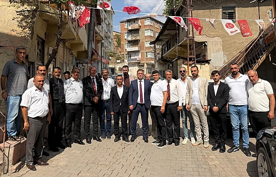 MHP Maden İlçe Başkanı Erkan Türkel güven tazeledi