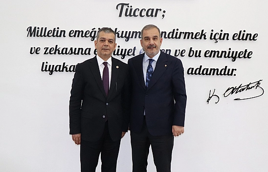 Milletvekili Keleş'ten Başkan Alan'a Ziyaret