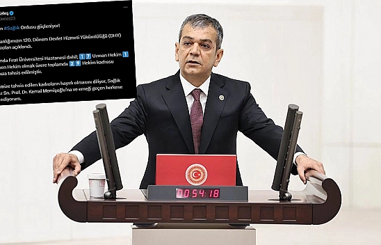 Milletvekili Keleş'ten Elazığ'a kadro müjdesi!