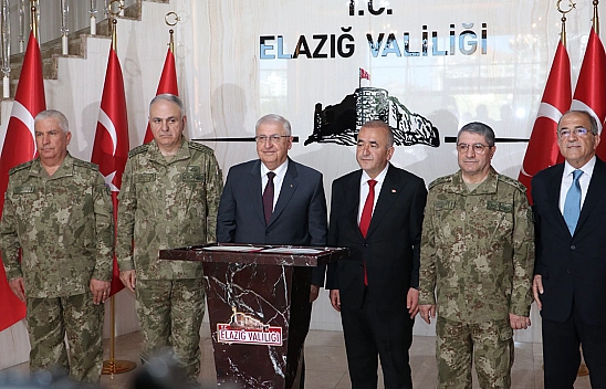 Milli Savunma Bakanı Güler, Elazığ'a geldi