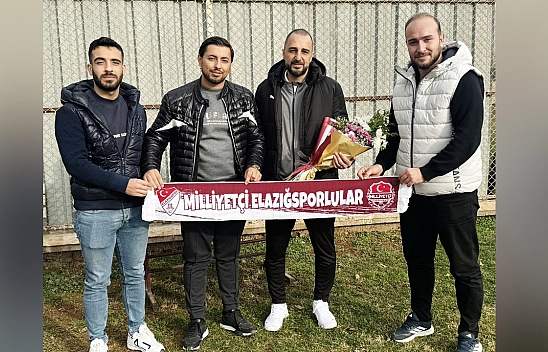Milliyetçi Elazığsporlular'dan teknik direktör Adem Çağlayan'a hoş geldin ziyareti