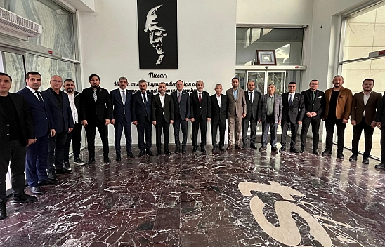 MÜSİAD Elazığ Şubesi'nden Başkan Alan'a hayırlı olsun ziyareti