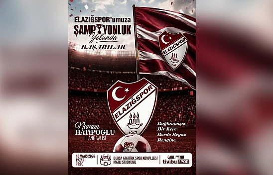 Numan Hatipoğlu'ndan Elazığspor'a destek: 'İnancı zafere dönüştürme vakti'