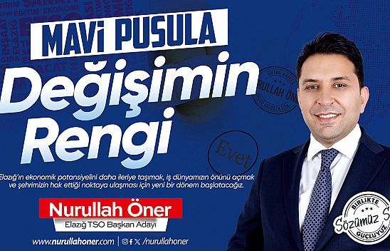 Nurullah Öner'in seçim rengi belli oldu: 'Mavi Pusula'