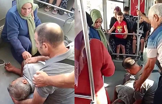 Elazığ'da Otobüs Şoförü Saniyelerle Yarıştı