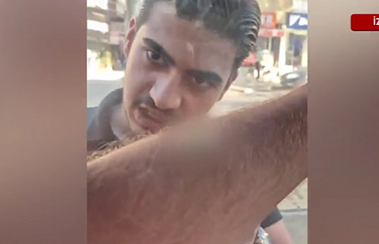 Otobüsün camlarına yumruk attı! Rekor ceza yedi