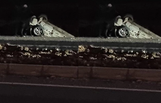 Otomobil Şarampole Devrildi: 5 Kişi Yaralandı!