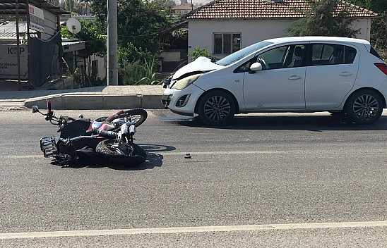 Konya'da feci kaza! Sürücü yola savruldu