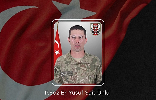 P. Söz. Er Yusuf Sait Ünlü Şehit oldu