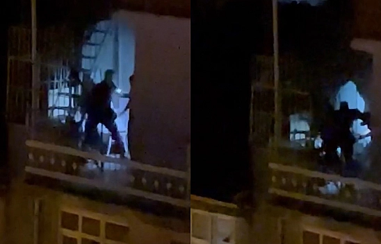 Polis 2 Saat Kovaladı, Hırsız Balkonda Yakalandı