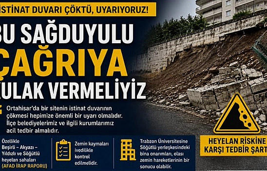 Prof. Dr. Osman Bektaş'tan Trabzon için sağduyulu çağrı