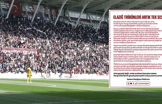 Sadece Elazığspor Platformu'ndan Elazığspor Taraftarlarına Çağrı