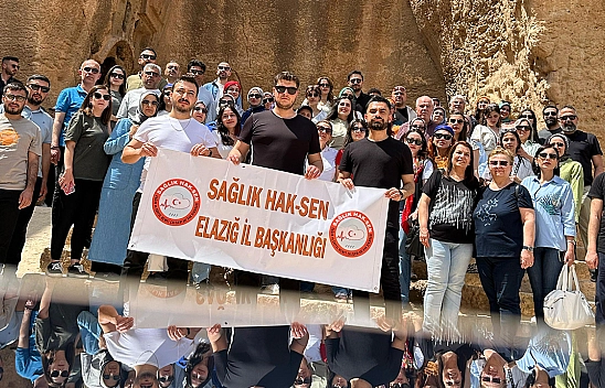 Sağlık hak-sen Elazığ şubesi sağlık çalışanlarını tarihin ve kültürün kalbine taşıdı