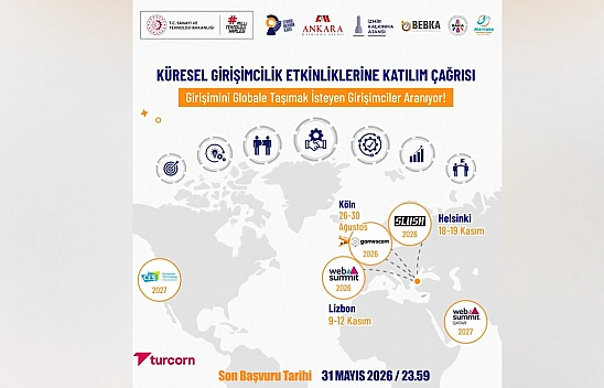 Sanayi ve Teknoloji Bakanlığı'ndan girişimcilere Küresel Etkinlik desteği