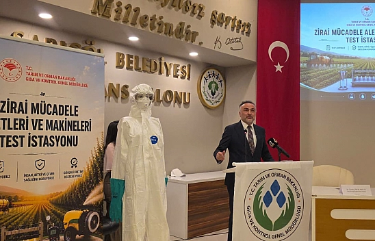 Sarıgöl'de zirai mücadele aletleri için Test İstasyonu hizmete açıldı