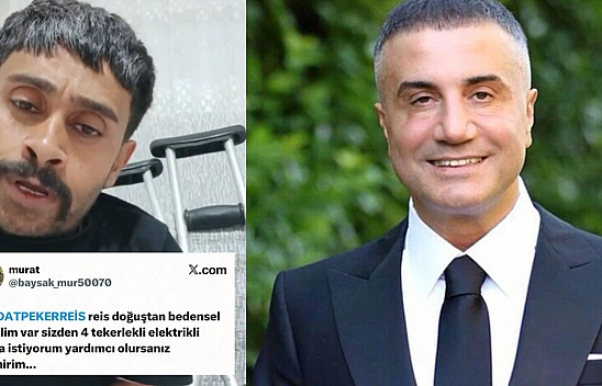 Sedat Peker'den Elazığlı engelli gence elektrikli araç desteği