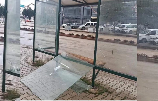 Şehir Magandaları Durak Camlarını Kırıyor