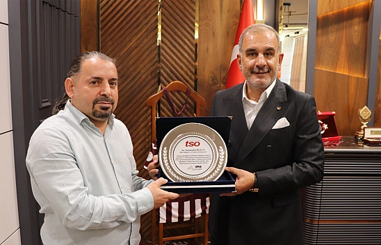 Selahattin Bulut'a Elazığ TSO'dan anlamlı plaket