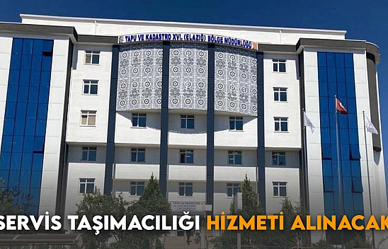Servis Taşımacılığı Hizmeti Alınacak