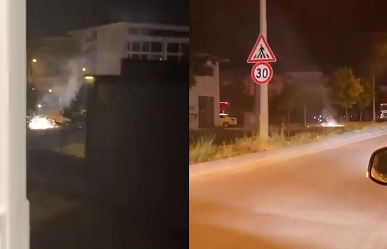 Sıcaklık 40'dereceye Ulaşınca Elektrik Telleri Havai Fişek Gibi Patladı