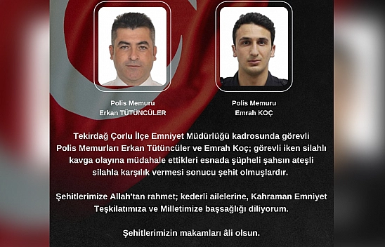 Silahlı müdahale kanlı bitti: İki polis şehit oldu