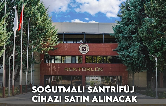 Soğutmalı Santrifüj Cihazı Satın Alınacak