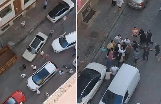 Sokak Ortasında Yumruklu Kavga: Silah ve Biber Gazı Kullanıldı