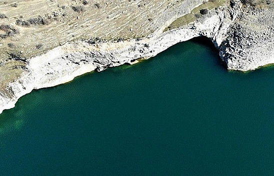 Sular çekilince Hastek Kalesi gün yüzüne çıktı