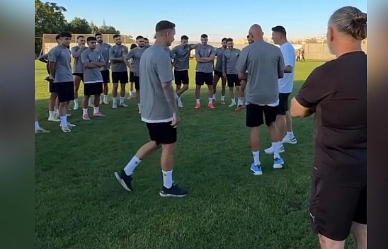 Süleyman Özdamar ve Hakan Yavuz, Elazığspor'da ilk antrenmanına çıktı