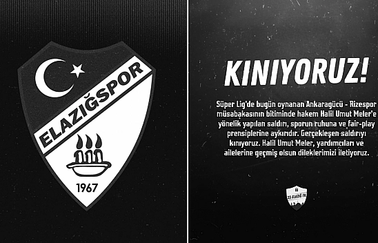 Takımlarımızdan kınama mesajları!