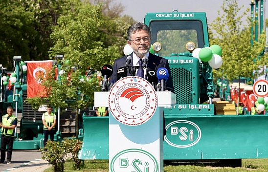 Tarım ve Orman Bakanlığı'ndan DSİ'ye 150 yeni iş makinesi desteği