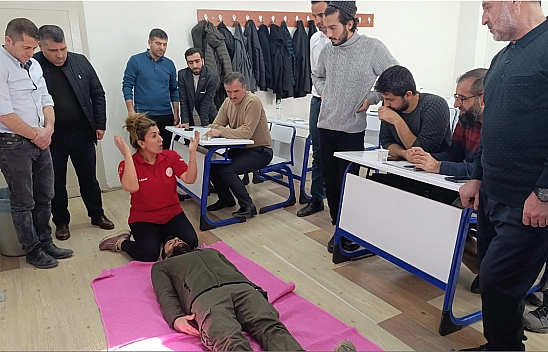 TDV Elazığ arama-kurtarma ekibi ilk yardım eğitimlerini tamamladı