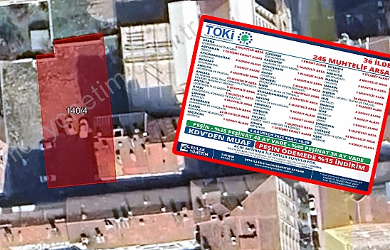 TOKİ'den Elazığ'a büyük fırsat! 24 arsa açık artırmaya çıkıyor