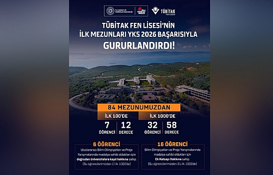 TÜBİTAK Fen Lisesi ilk mezunlarını verdi