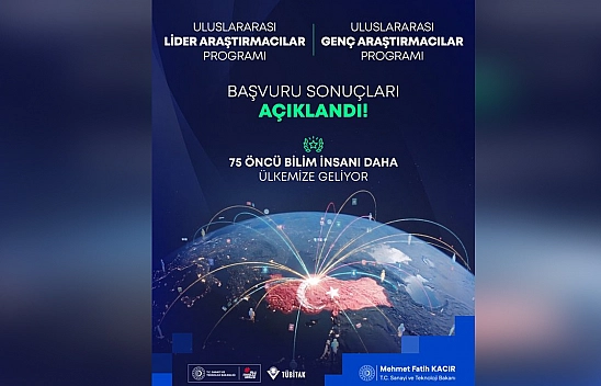 TÜBİTAK'tan 75 araştırmacıya destek
