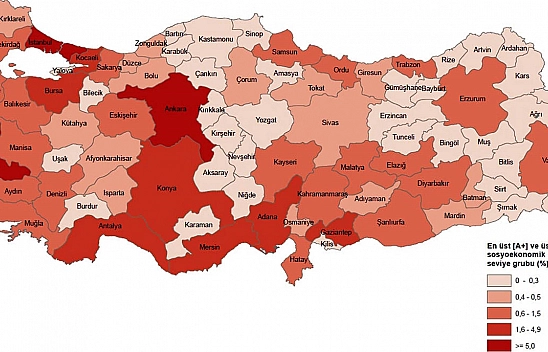 TÜİK açıkladı: Elazığ sosyoekonomik sıralamada orta sıralarda