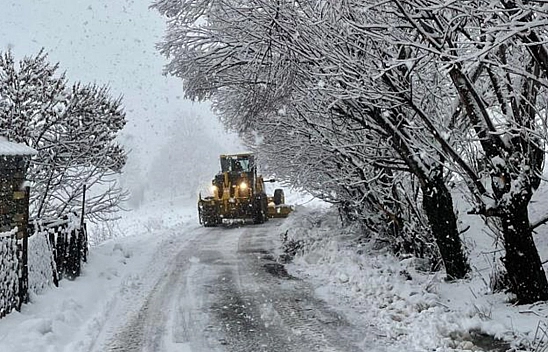 Tunceli'de 222 köy yolu ulaşıma kapalı
