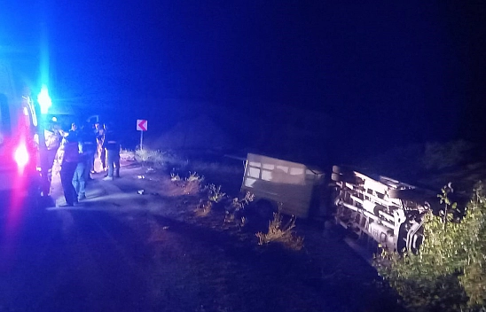 Tunceli'de İşçileri Taşıyan Minibüs Devrildi: 12 Yaralı