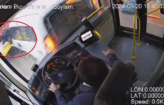 Uyuyan şoför dehşeti genç öğrenciyi ezdi