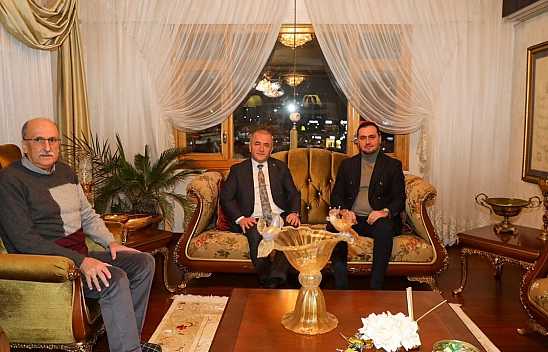 Vali Hatipoğlu'ndan Süleyman Selmanoğlu'na geçmiş olsun ziyareti